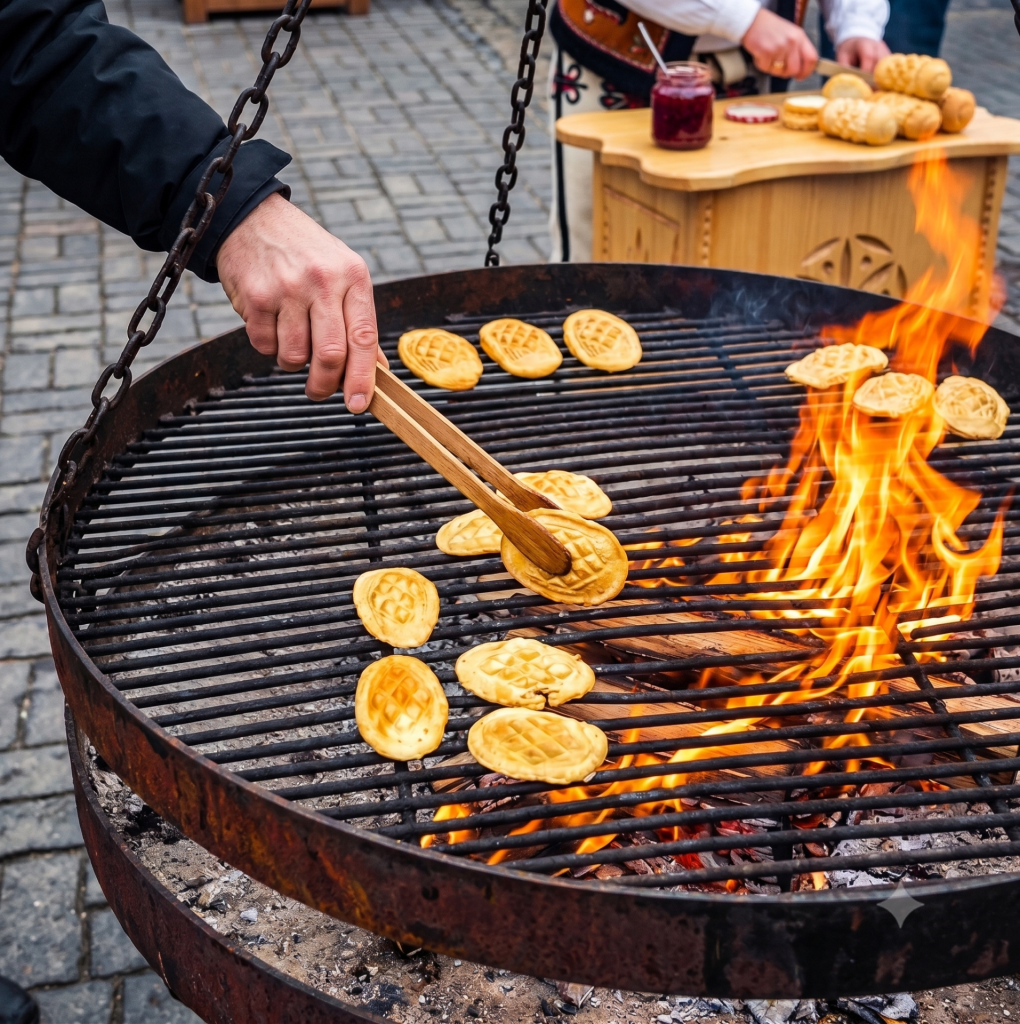 Samodzielne grillowanie oscypka | Zakopane - Owczarnia u Edka